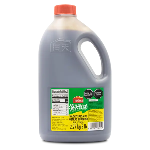 Salsa de ostión Haday 2.27 kg formato profesional