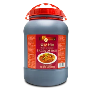 Salsa de ostión envasada para uso en restaurantes